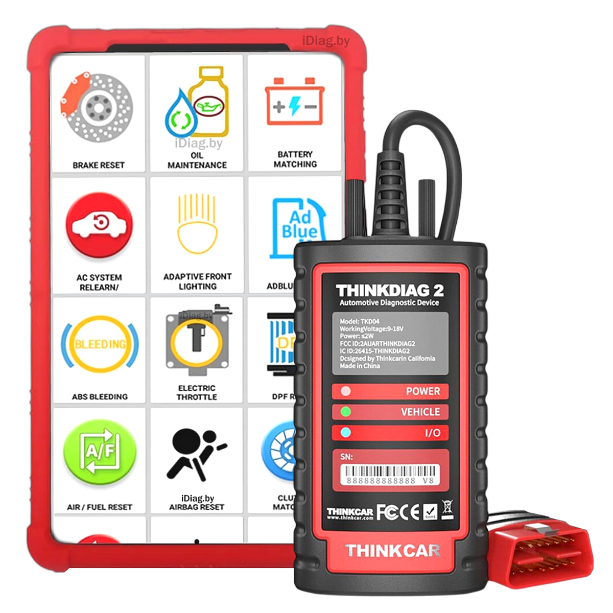 THINKDIAG 2 + ПЛАНШЕТ 10 ДЮЙМОВ 4+64Gb